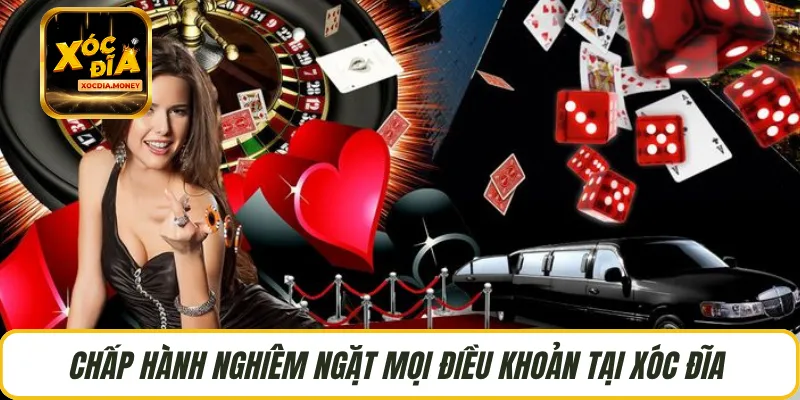 Chấp hành nghiêm ngặt mọi điều khoản tại Xóc Đĩa