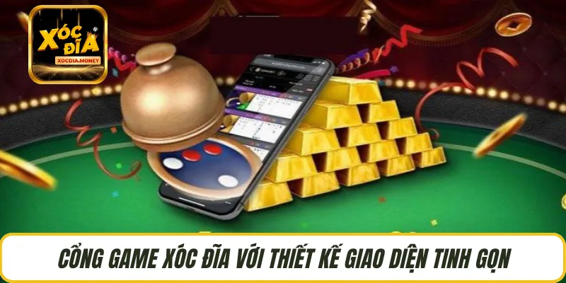 Cổng game xóc đĩa với thiết kế giao diện tinh gọn 