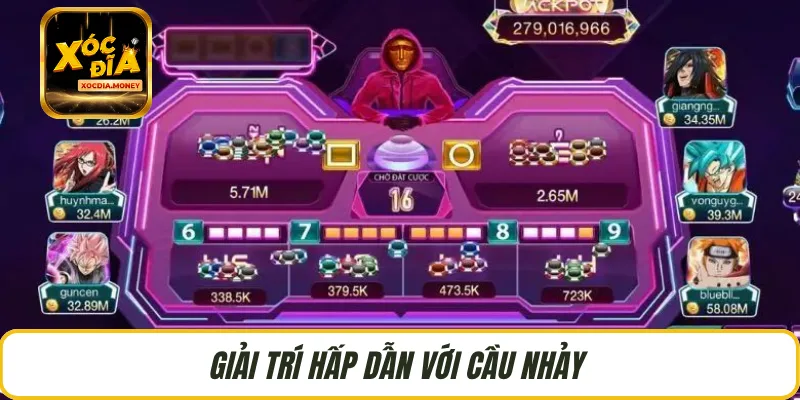 Giải trí hấp dẫn với cầu nhảy 