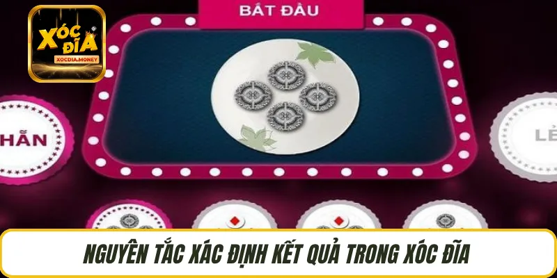 Nguyên tắc xác định kết quả trong Xóc Đĩa 