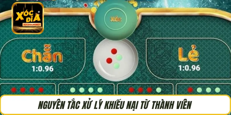 Nguyên tắc xử lý khiếu nại từ thành viên