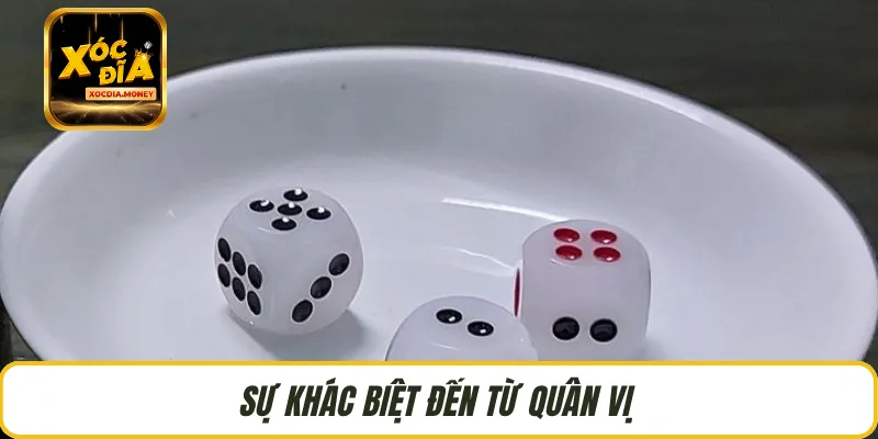 Sự khác biệt đến từ quân vị